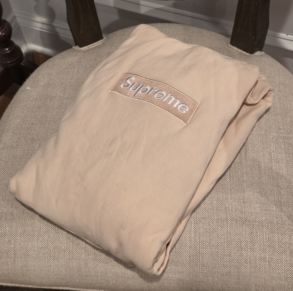 Supreme Peach Box Logo Hoodie